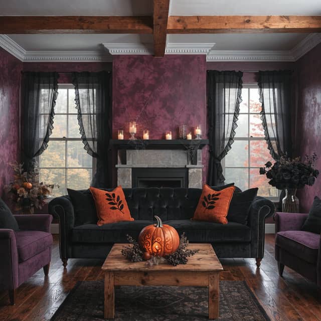 Halloween AI kitchen design style