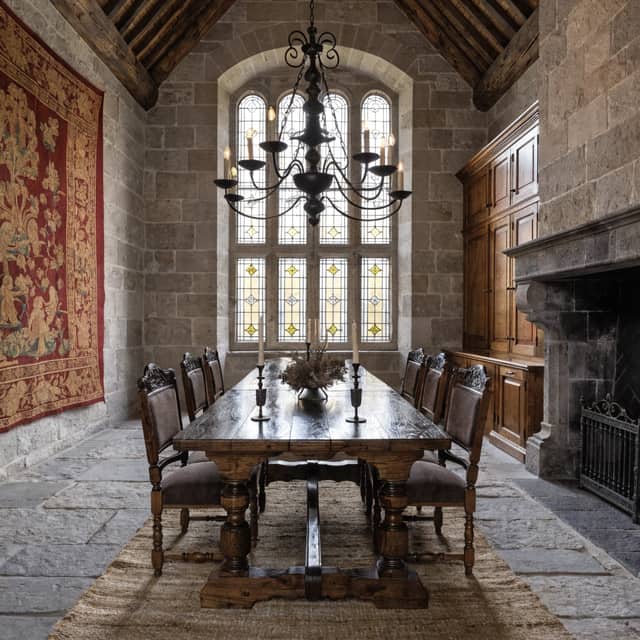Medieval AI kitchen design style