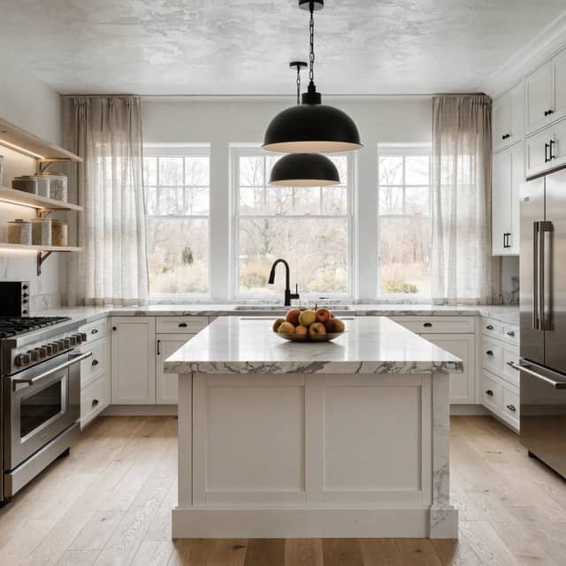 Scandinavian AI kitchen design style